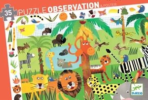 PUZZLE OBSERVACION LA JUNGLA 35 PZAS | 3070900075900 | Llibreria La Font de Mimir - Llibreria online Barcelona - Comprar llibres català i castellà