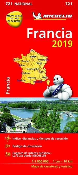 MAPA NATIONAL FRANCIA | 9782067236530 | VARIOS AUTORES | Llibreria La Font de Mimir - Llibreria online Barcelona - Comprar llibres català i castellà