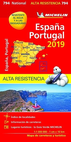 MAPA NATIONAL ESPAÑA - PORTUGAL "ALTA RESISTENCIA" | 9782067236943 | VARIOS AUTORES | Llibreria La Font de Mimir - Llibreria online Barcelona - Comprar llibres català i castellà