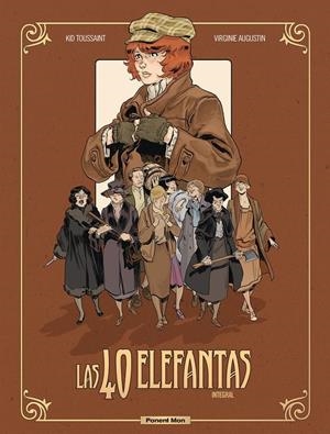 LAS 40 ELEFANTAS | 9788417536091 | KID TOUSSAINT / VIRGINIE AUGUSTIN | Llibreria La Font de Mimir - Llibreria online Barcelona - Comprar llibres català i castellà