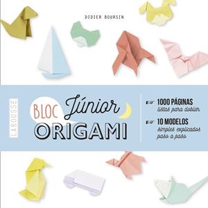 ORIGAMI BLOC JÚNIOR | 9788417720124 | BOURSIN, DIDIER | Llibreria La Font de Mimir - Llibreria online Barcelona - Comprar llibres català i castellà