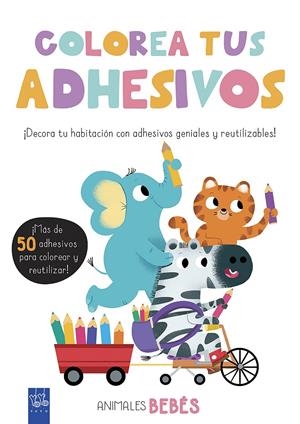 COLOREA TUS ADHESIVOS. ANIMALES BEBÉS | 9788408200451 | YOYO | Llibreria La Font de Mimir - Llibreria online Barcelona - Comprar llibres català i castellà