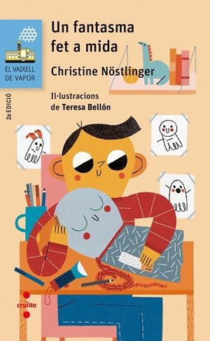 C-VVB.180 UN FANTASMA FET A MIDA | 9788466143974 | NÖSTLINGER, CHRISTINE | Llibreria La Font de Mimir - Llibreria online Barcelona - Comprar llibres català i castellà