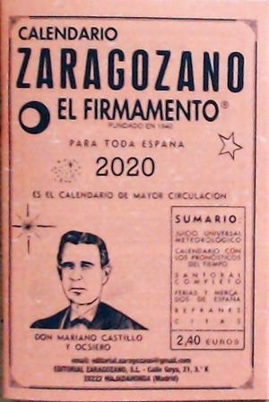 CALENDARIO ZARAGOZANO 2020 | 9788494641954 | VV.AA. | Llibreria La Font de Mimir - Llibreria online Barcelona - Comprar llibres català i castellà