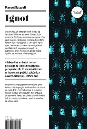 IGNOT | 9788417339302 | BAIXAULI MATEU, MANUEL | Llibreria La Font de Mimir - Llibreria online Barcelona - Comprar llibres català i castellà