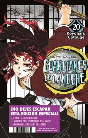 GUARDIANES DE LA NOCHE 20+POSTALES | 9788467945065 | KOYOHARU GOTOUGE | Llibreria La Font de Mimir - Llibreria online Barcelona - Comprar llibres català i castellà