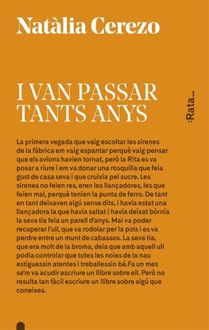 I VAN PASSAR TANTS ANYS | 9788416738045 | CEREZO, NATÀLIA | Llibreria La Font de Mimir - Llibreria online Barcelona - Comprar llibres català i castellà