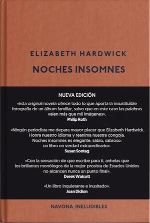 NOCHES INSOMNES (NE) | 9788417978525 | HARDWICK ELIZABETH | Llibreria La Font de Mimir - Llibreria online Barcelona - Comprar llibres català i castellà