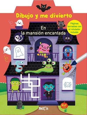 DIBUJO Y ME DIVIERTO MANSIÓN ENCANTADA | 9789403225159 | BALLON | Llibreria La Font de Mimir - Llibreria online Barcelona - Comprar llibres català i castellà