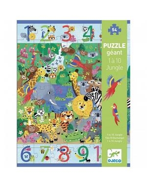 PUZZLE GEGANT 1 A 10 JUNGLA | 3070900071483 | Llibreria La Font de Mimir - Llibreria online Barcelona - Comprar llibres català i castellà