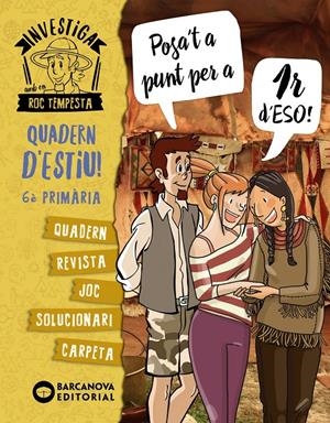INVESTIGA AMB ROC TEMPESTA 6È. POSA'T A PUNT PER A 1R D'ESO | 9788448954338 | MURILLO GUERRERO, NÚRIA/BARÓ RAURELL, SANTI | Llibreria La Font de Mimir - Llibreria online Barcelona - Comprar llibres català i castellà