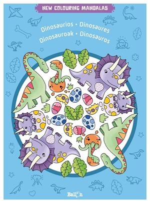 NEW COLOURING MANDALAS - DINOSAURIOS | 9789403225807 | BALLON | Llibreria La Font de Mimir - Llibreria online Barcelona - Comprar llibres català i castellà