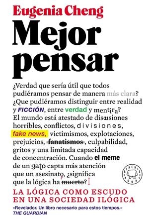 MEJOR PENSAR | 9788418733451 | CHENG, EUGENIA | Llibreria La Font de Mimir - Llibreria online Barcelona - Comprar llibres català i castellà