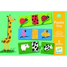PUZZLE TRIO ANIMALS DESPULLATS | 3070900081864 | Llibreria La Font de Mimir - Llibreria online Barcelona - Comprar llibres català i castellà