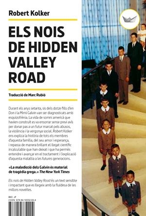 ELS NOIS DE HIDDEN VALLEY ROAD | 9788419332004 | KOLKER, ROBERT | Llibreria La Font de Mimir - Llibreria online Barcelona - Comprar llibres català i castellà