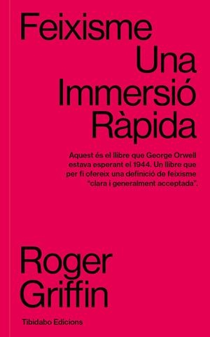 FEIXISME | 9788413479811 | GRIFFIN, ROGER | Llibreria La Font de Mimir - Llibreria online Barcelona - Comprar llibres català i castellà