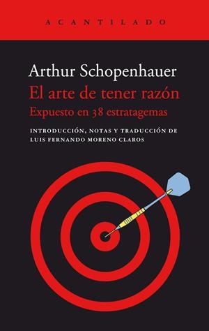 EL ARTE DE TENER RAZÓN | 9788419036377 | SCHOPENHAUER, ARTHUR | Llibreria La Font de Mimir - Llibreria online Barcelona - Comprar llibres català i castellà