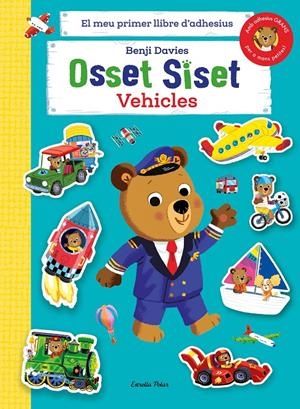 OSSET SISET. EL MEU PRIMER LLIBRE D'ADHESIUS. VEHICLES | 9788413894508 | DAVIES, BENJI | Llibreria La Font de Mimir - Llibreria online Barcelona - Comprar llibres català i castellà