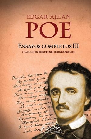 ENSAYOS COMPLETOS III | 9788483933299 | POE, EDGAR ALLAN | Llibreria La Font de Mimir - Llibreria online Barcelona - Comprar llibres català i castellà