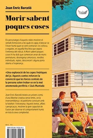 MORIR SABENT POQUES COSES | 9788419332431 | BARCELÓ, JOAN ENRIC | Llibreria La Font de Mimir - Llibreria online Barcelona - Comprar llibres català i castellà