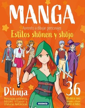 MANGA. APRENDO A DIBUJAR PERSONAJES ESTILOS SHONEN Y SHOJO | 9788467798005 | URIEL, ROBERTO | Llibreria La Font de Mimir - Llibreria online Barcelona - Comprar llibres català i castellà