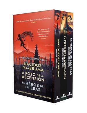 ESTUCHE TRILOGÍA MISTBORN (NACIDOS DE LA BRUMA | EL POZO DE LA ASCENSIÓN | EL HÉ | 9788419260239 | SANDERSON, BRANDON | Llibreria La Font de Mimir - Llibreria online Barcelona - Comprar llibres català i castellà