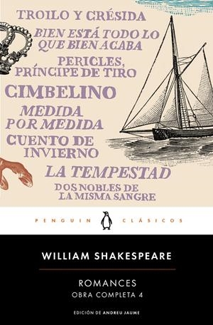 ROMANCES (OBRA COMPLETA SHAKESPEARE 4) | 9788491051374 | SHAKESPEARE, WILLIAM | Llibreria La Font de Mimir - Llibreria online Barcelona - Comprar llibres català i castellà