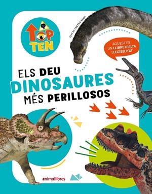 TOP TEN ELS DEU DINOSAURES MÉS PERILLOSOS | 9788419659538 | CRISTINA BANFI | Llibreria La Font de Mimir - Llibreria online Barcelona - Comprar llibres català i castellà