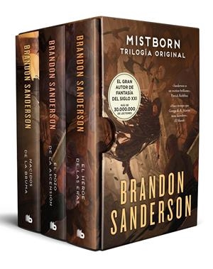 ESTUCHE TRILOGÍA ORIGINAL MISTBORN (TRILOGÍA ORIGINAL MISTBORN) | 9788413145501 | SANDERSON, BRANDON | Llibreria La Font de Mimir - Llibreria online Barcelona - Comprar llibres català i castellà