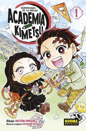 GUARDIANES DE LA NOCHE. ACADEMIA KIMETSU 01 | 9788467969160 | GOTOUGE, KOYOHARU | Llibreria La Font de Mimir - Llibreria online Barcelona - Comprar llibres català i castellà