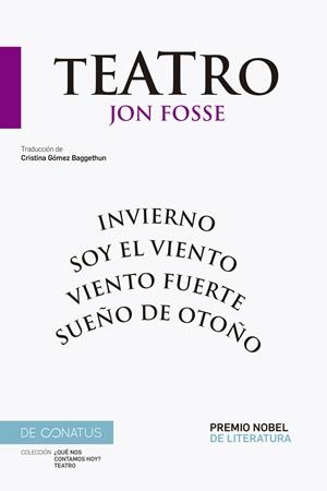 TEATRO | 9788410182097 | FOSSE, JON | Llibreria La Font de Mimir - Llibreria online Barcelona - Comprar llibres català i castellà