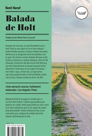 LA BALADA DE HOLT | 9788419332875 | HARUF, KENT | Llibreria La Font de Mimir - Llibreria online Barcelona - Comprar llibres català i castellà