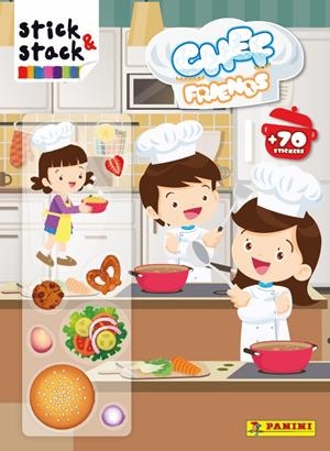 STICK & STACK - CHEF FRIENDS | 9788427873711 | PANINI ESPAÑA S.A. | Llibreria La Font de Mimir - Llibreria online Barcelona - Comprar llibres català i castellà