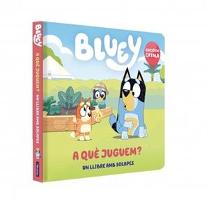 BLUEY. LLIBRE DE CARTRÓ AMB SOLAPES - A QUÈ JUGUEM? | 9788448870096 | BLUEY | Llibreria La Font de Mimir - Llibreria online Barcelona - Comprar llibres català i castellà