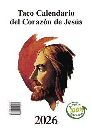 TACO CALENDARIO DEL CORAZÓN DE JESÚS - GRANDE - 2026 | 9788427149809 | GRUPO DE COMUNICACIÓN LOYOLA. | Llibreria La Font de Mimir - Llibreria online Barcelona - Comprar llibres català i castellà