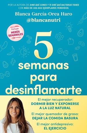 5 SEMANAS PARA DESINFLAMARTE | 9788418055683 | GARCÍA-OREA HARO ((@BLANCANUTRI)), BLANCA | Llibreria La Font de Mimir - Llibreria online Barcelona - Comprar llibres català i castellà