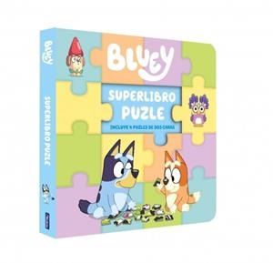 BLUEY. LIBRO JUGUETE - SUPERLIBRO PUZZLE. 4 PUZLES DE DOS CARAS PARA LEER Y JUGA | 9788448871291 | BLUEY | Llibreria La Font de Mimir - Llibreria online Barcelona - Comprar llibres català i castellà