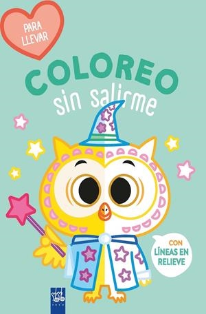 COLOREO SIN SALIRME-PARA LLEVAR. BÚHO | 9788408264095 | YOYO | Llibreria La Font de Mimir - Llibreria online Barcelona - Comprar llibres català i castellà